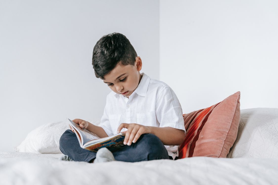 child reading fluently on their own
